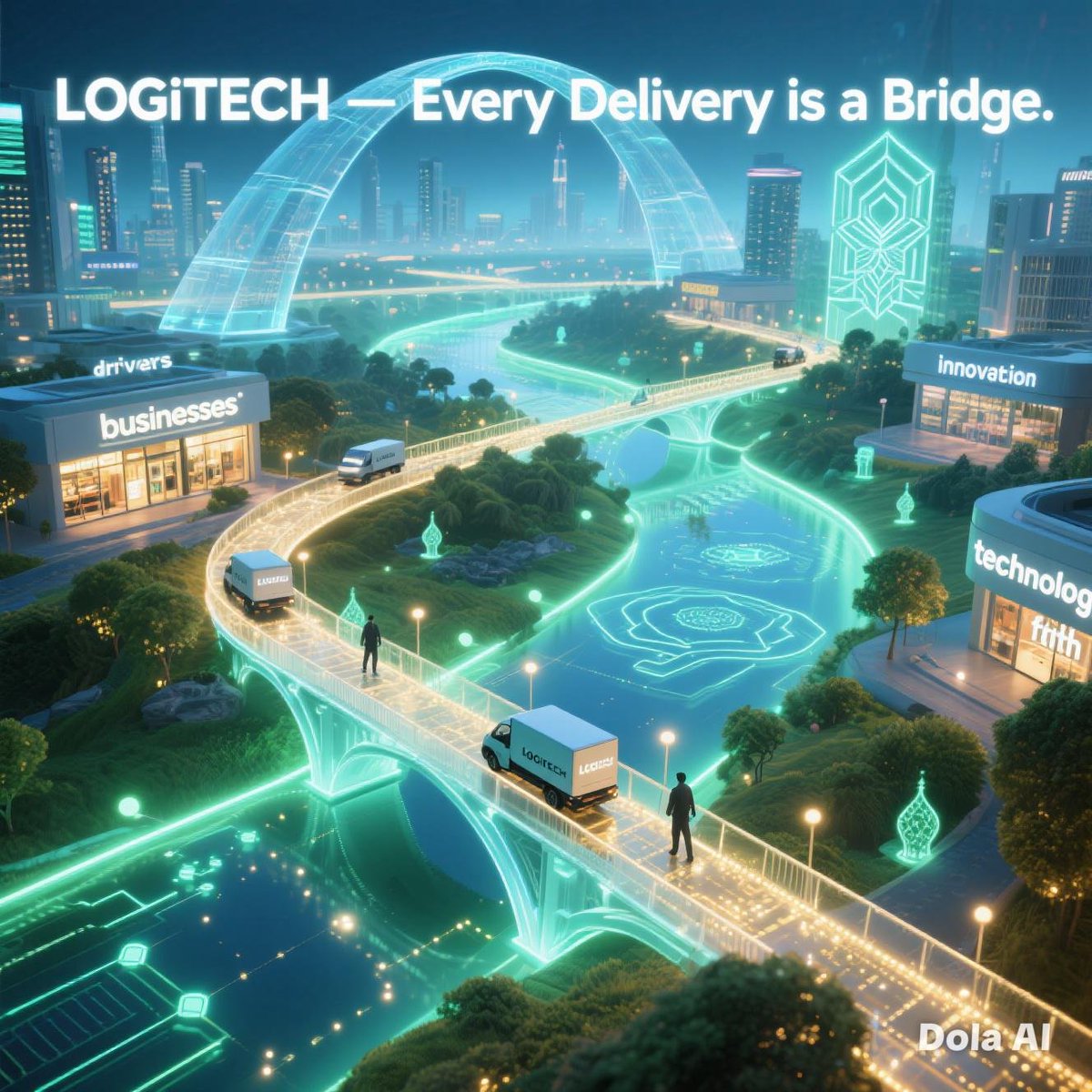 Every delivery is a small bridge.
At LOGiTECH, we build bridges between businesses and drivers, values and innovation, faith and technology.
Because progress only works when everyone crosses together. 💚🌉
#LOGiTECH

sidrastart.com/project/45b3fc…