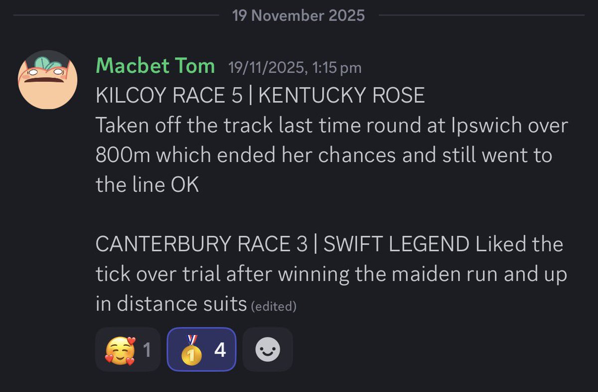 MacBetTips's tweet image. Are you getting @mapsofbris’ blackbookers yet⁉️

They have been on fire with a big winner on Wednesday! 💰 

All for free in our discord, JOIN UP 👇

discord.gg/ugmesT8xh