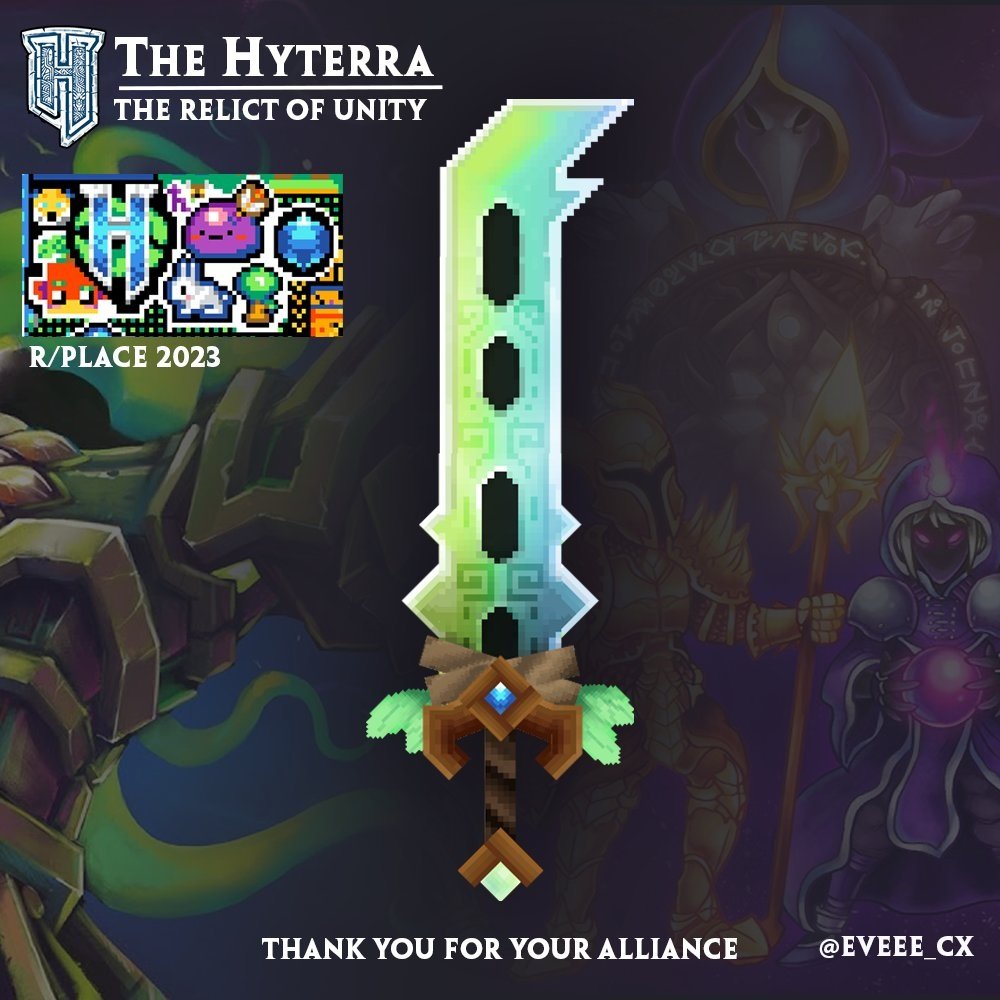 Eveee_cx's tweet image. I want this sword in Hytale and I&apos;m gonna do everything to get it in.