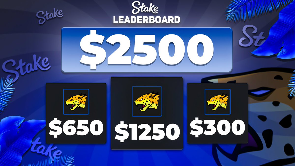 AugustMMXXIII's tweet image. 🥩$2,500 @Stake LEADERBOARD!🥩

Leaderboard👉augustrewards.com/leaderboard/st…
Sign up here!👉stake.com/?c=n8uoEZnC

🎁$25 GIVEAWAY! - Like/RT/Tag