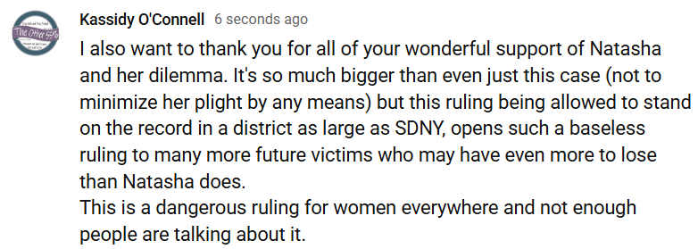 KassidyOC's tweet image. #WomensRights #Wayfarer

Where are all the women&apos;s rights activists supporting unrepresented, non-party Natasha Heath when she was denied a chance to be heard on how SHE felt about her private moments being released to the woman accusing her husband of SH?