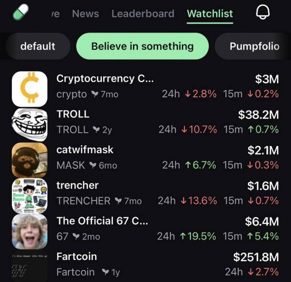 time to believe in something again