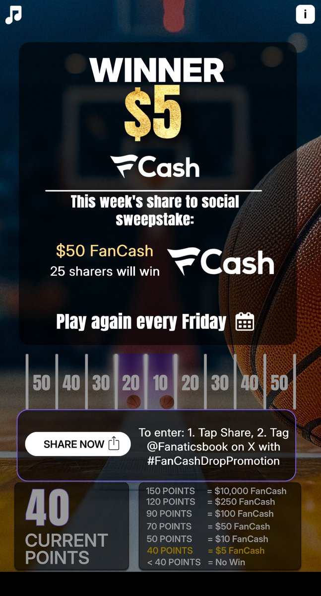 Chillyjay23's tweet image. Play the #FanCashDropPromotion today

 fanatics.onelink.me/5kut/p6fykbjo