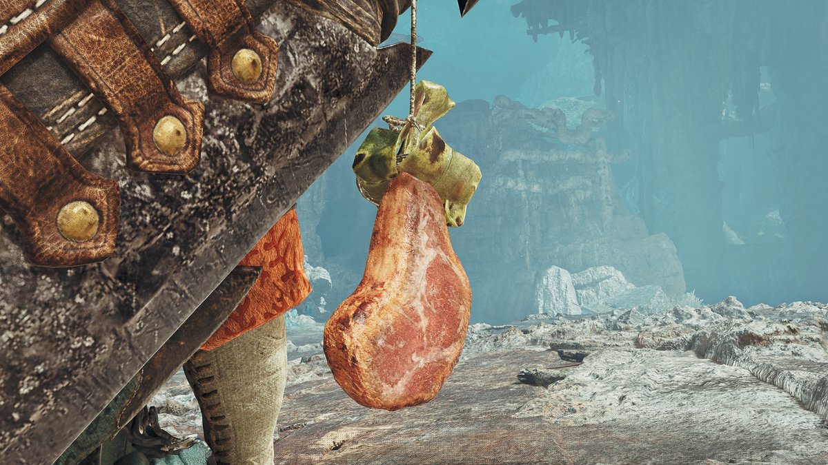 MH_Wilds's tweet image. 【イベントクエスト／今後配信予定】
初回配信期間(日本)：2025年11月26日(水)午前9:00～2025年12月10日(水)午前8:59
特別な素材を集めて、『こんがり肉』と『剥ぎ取りナイフ』モチーフの武器「【双剣テイスティ】」を入手しよう！
※初回クリアで「【こんがり肉ストラップ】」が入手できます。…