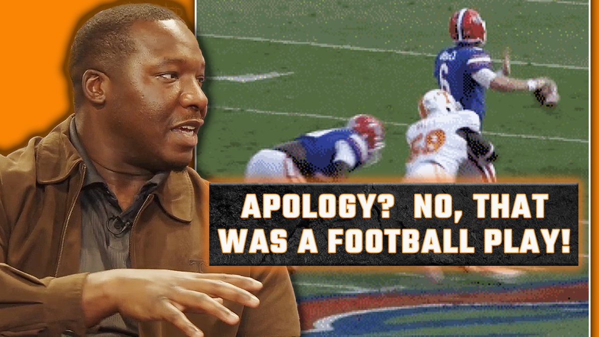 SportsSourceTV's tweet image. So about that time @Tank_Walls58 broke a Florida QB's leg...

We've got everything #Vols vs #Gators in this edition of "5 Questions."  

From the SEC's top stadiums to our BEST &amp;amp; WORST memories from past Florida games.  

@ollie_lane78 @JWilkersonWNML 

youtu.be/TOrHALbQTvE?si…