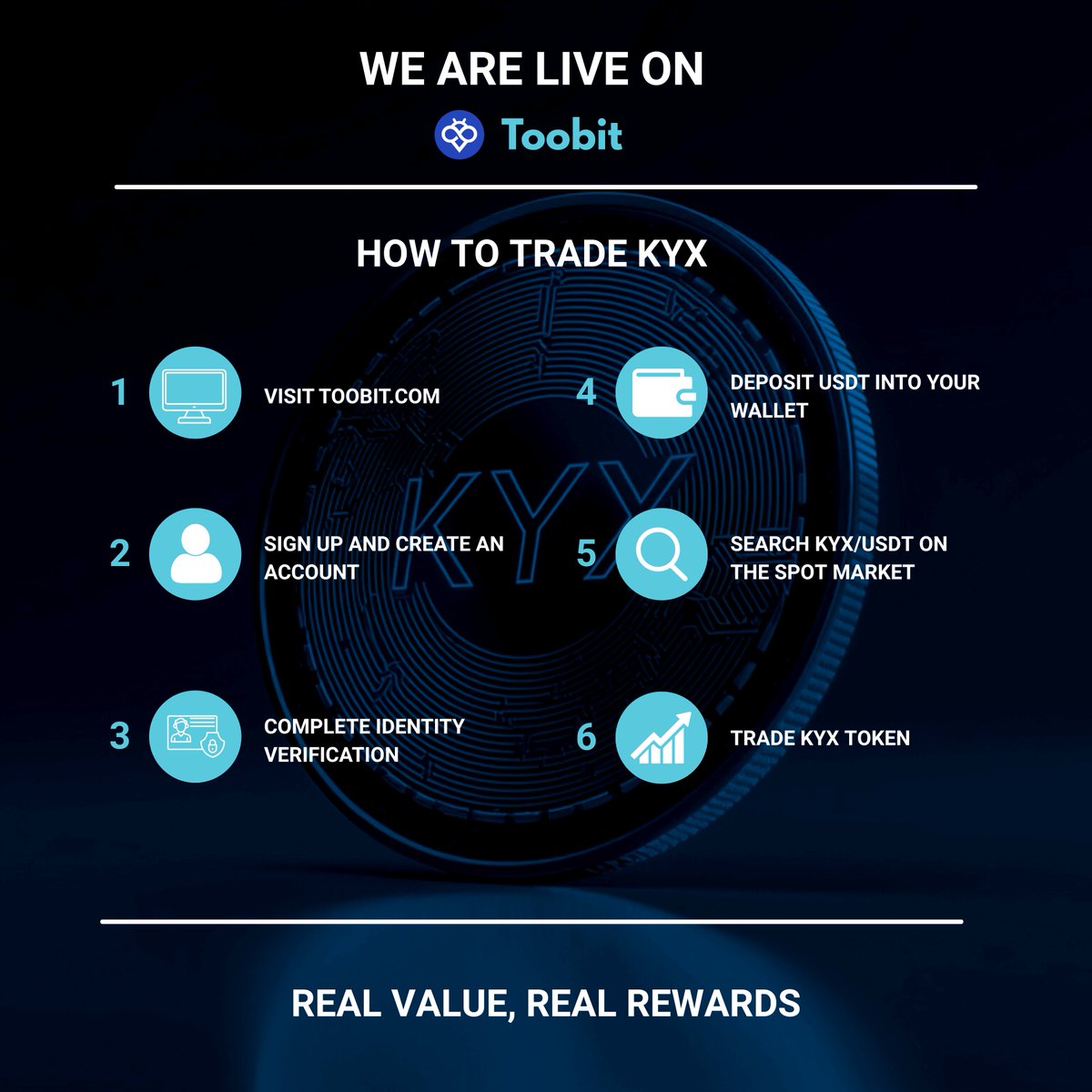 kyxfinancial's tweet image. The KYX journey continues to build momentum as more users join a token designed for loyalty, rewards, and real-world utility. 💎

🔗 Trade KYX: toobit.com/t/iIGNMY

#KYXToken #Toobit #BlockchainUtility #CryptoCommunity #DigitalAssets #RealWorldValue