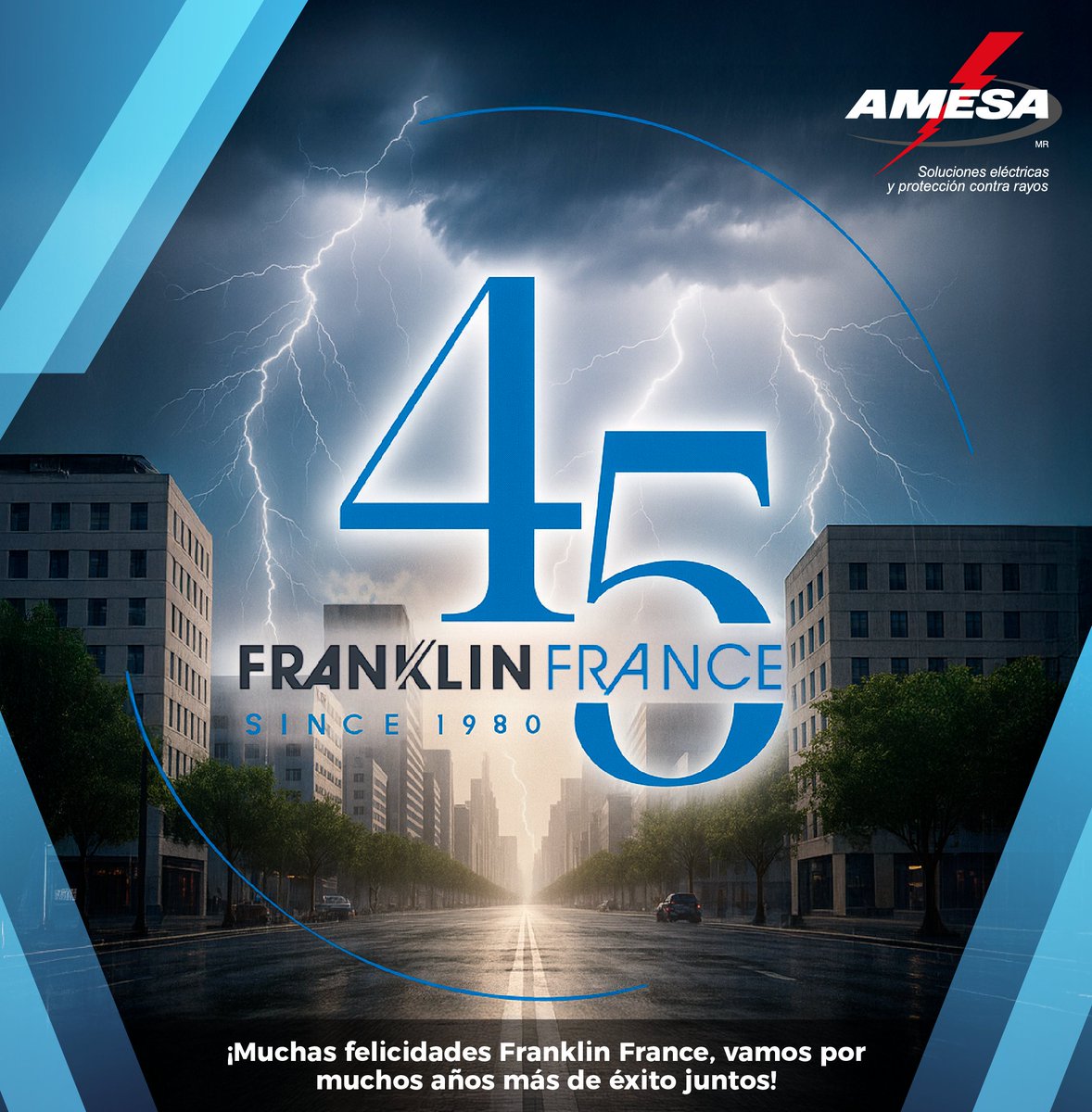 ¡Felices 45 años de trayectoria a <a href="/franklin_france/">franklin france</a> ! 🥳🇫🇷

Félicitations Franklin France 🇫🇷, et que cette collaboration 🤝 soit couronnée de succès 🏆 pendant de nombreuses années encore ! ✨