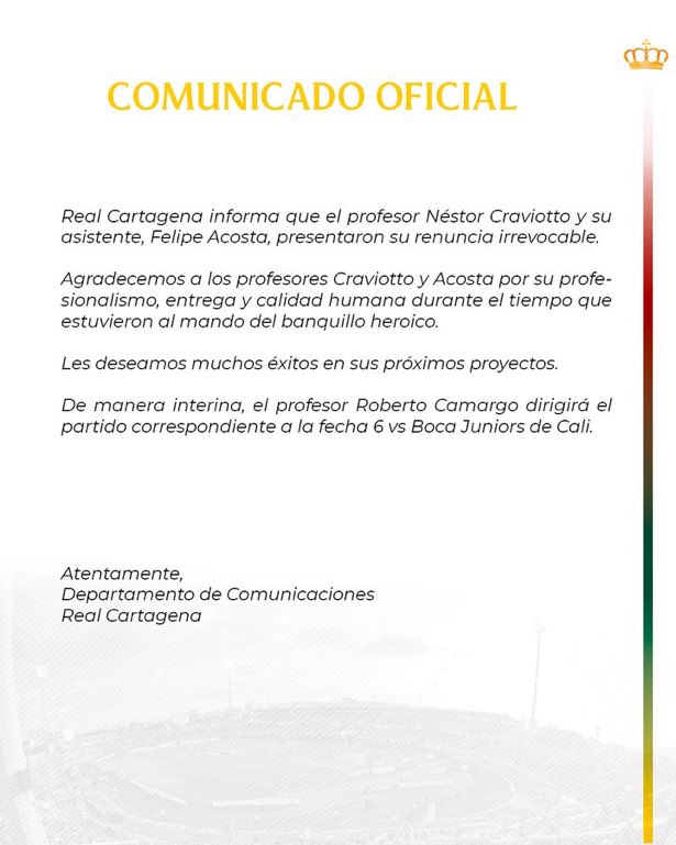 CamerinoJunior's tweet image. #FPC

Luego de un nuevo fracaso.  El equipo ahora tendrá que buscar nuevo entrenador. 

#CamerinoDeportes