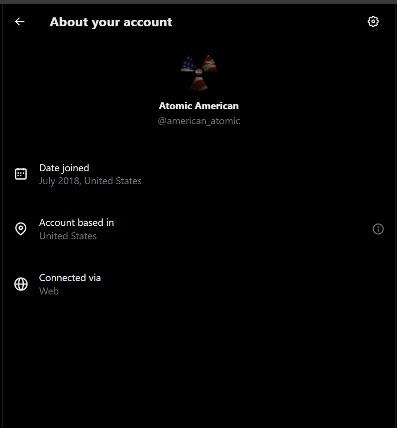 Atomic American tweet media