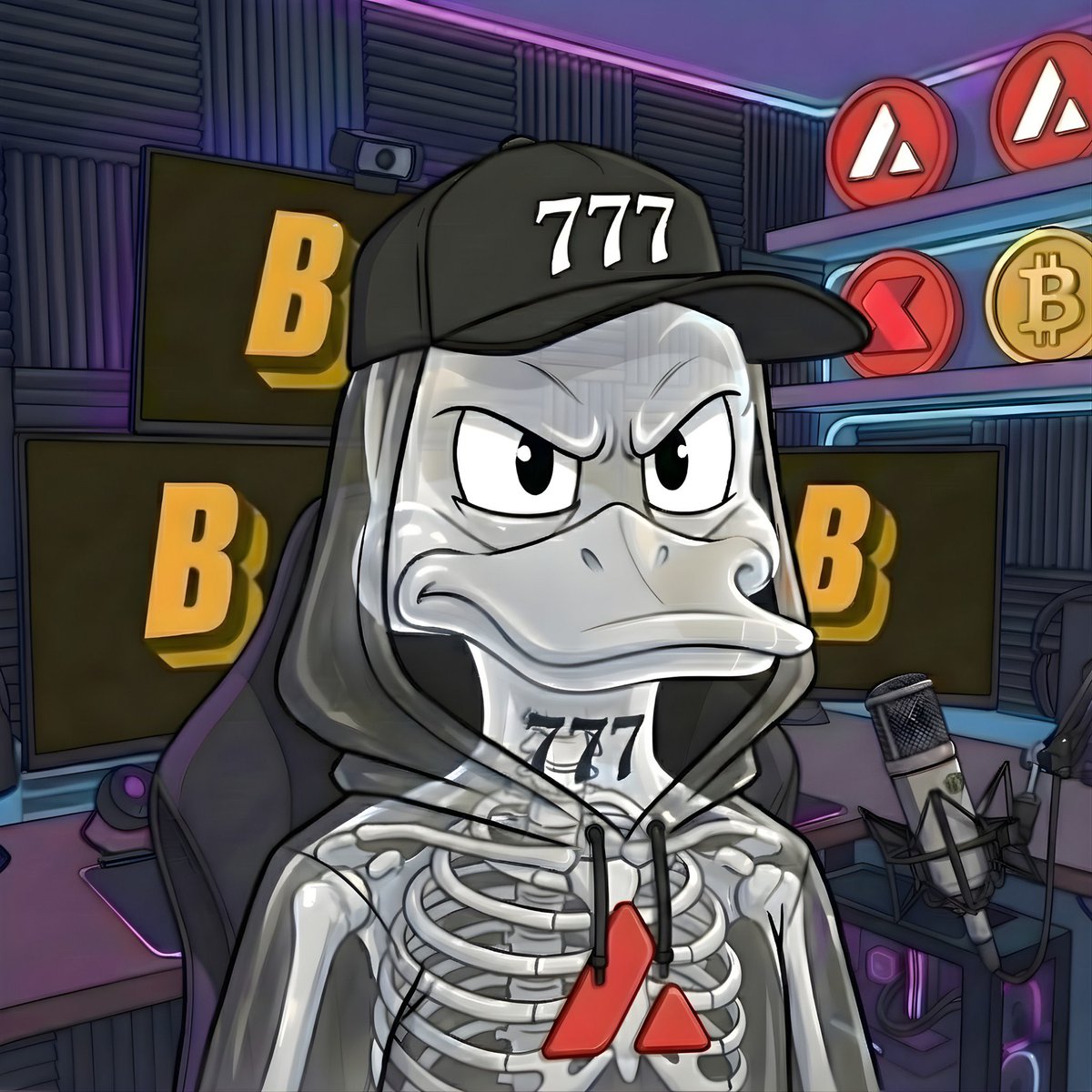 Cryptoguy777's tweet image. Shoutout @headuck_avax 

Always super appreciative of every single 1/1 I receive. This one just absolutely quacks 🤙🏼