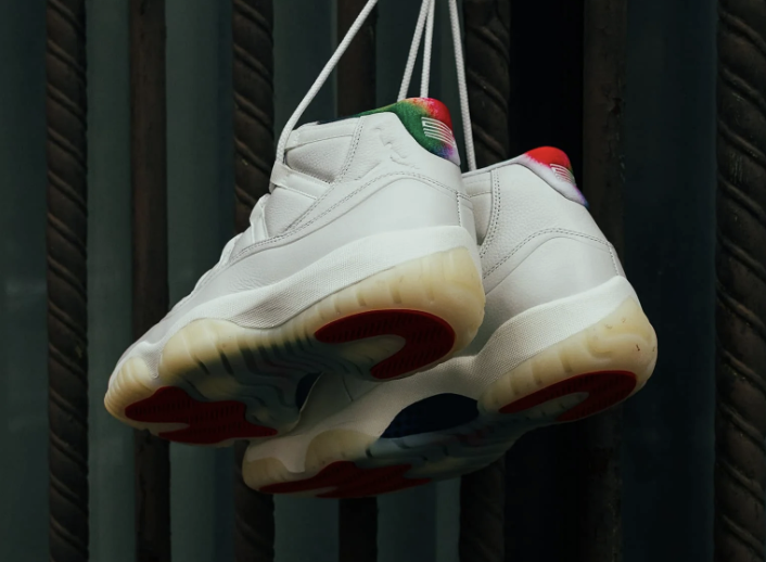 JustFreshKicks's tweet photo. Air Jordan 11 Retro Atlanta “285” releases tomorrow at 10am ET 🍑

Link -> https://t.co/kCDxTB0AmM https://t.co/6YED1QaYRK
