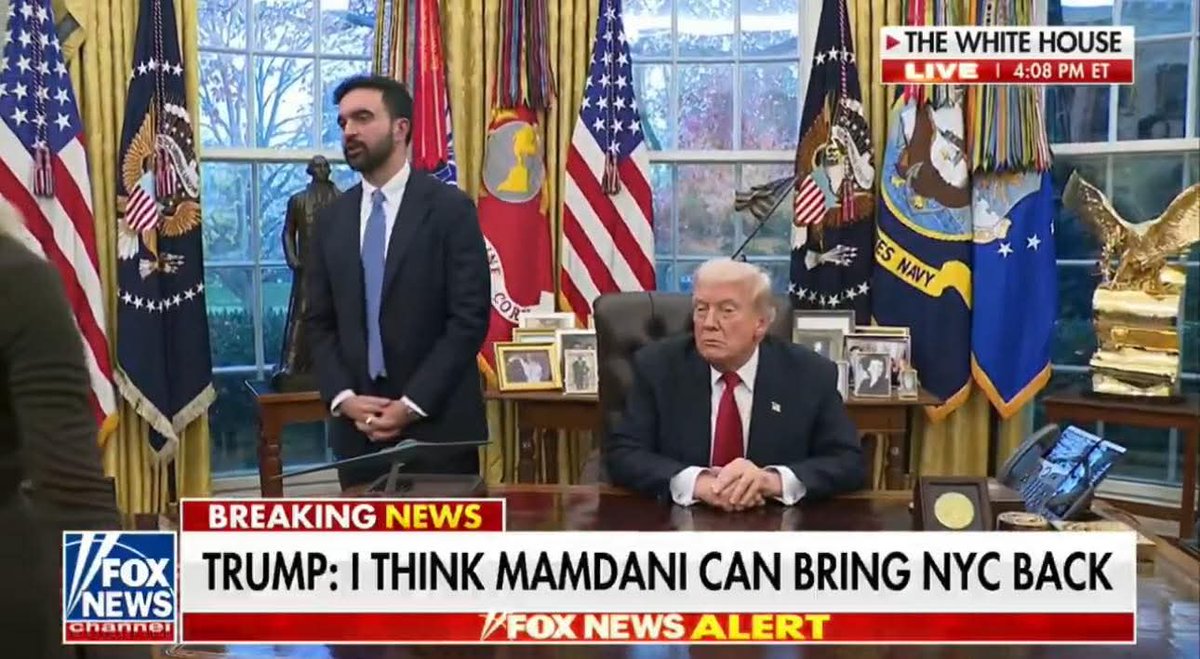 rudolfhenryk5's tweet image. 🚨 UPDATE: Zohran Mamdani surprised reporters with an unusually direct statement:

Mamdani:
“I’m committed to ensuring the safety of Jewish New Yorkers. I intend to confront antisemitism in all five boroughs and protect every resident who calls this city home.”

President Trump,…