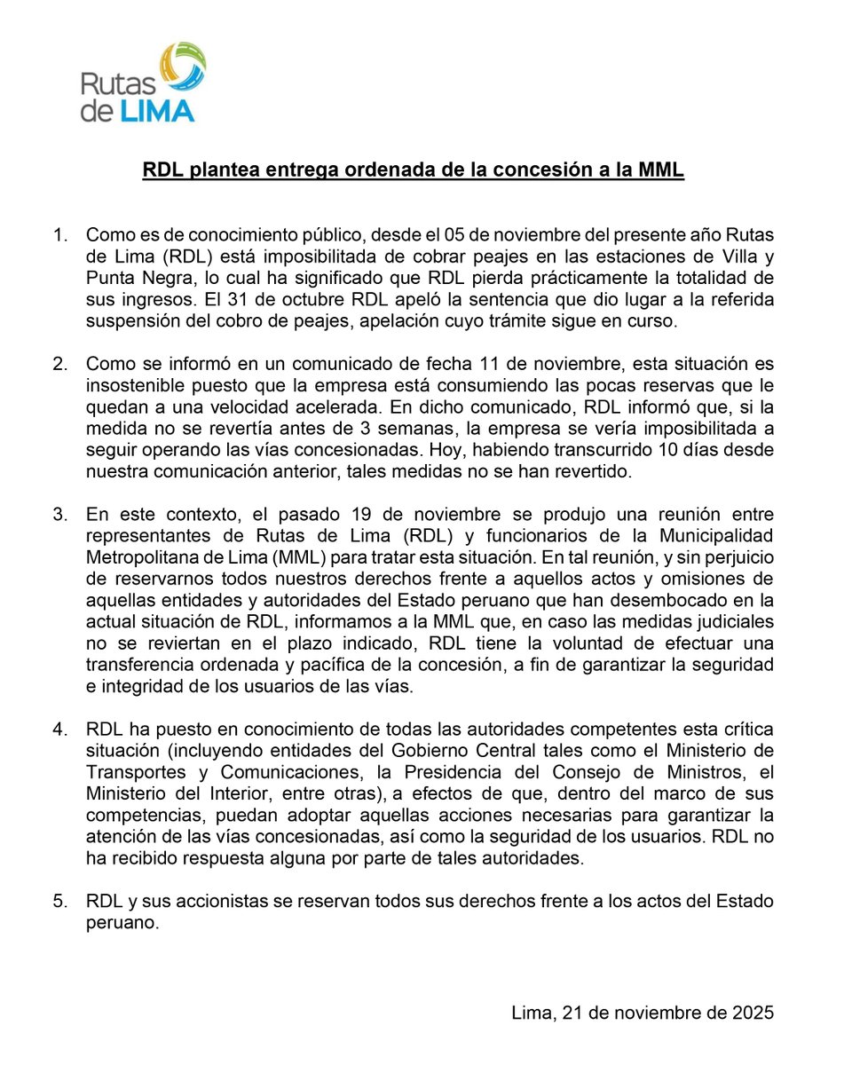 Rutas de Lima tweet media