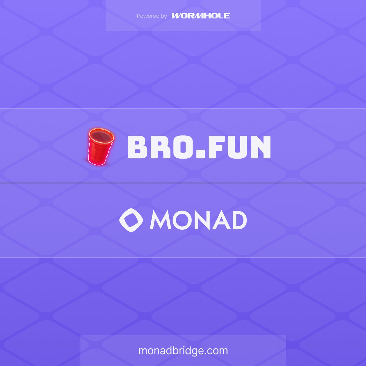 stoked to be in the first wave of Monad Momentum apps.

bros can bridge up through The Native Monad Bridge — powered by the big dogs at <a href="/wormhole/">Wormhole</a>.

monadbridge.com