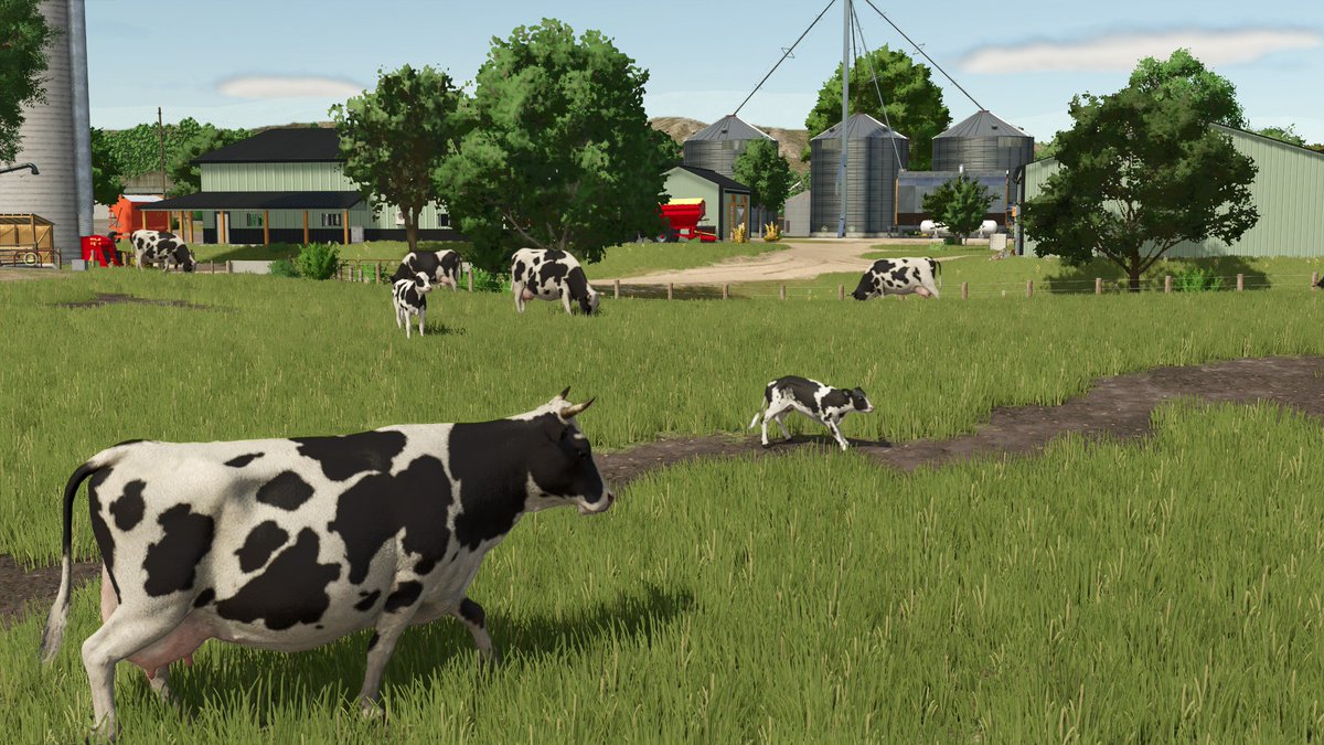 tamtam_farming's tweet image. 昨夜は配信に見来てくれたみなさんありがとうございました★
モンタナ初めてのハリケーン
崖を切り開いて道路工事を行いました！！車両一台分の幅しかありませんがみなさんのご協力のおかげでいい感じの道に仕上がりました★

#FS25 #FarmingSimulator25 #ファーミングシミュレーター25 #たむマルチ