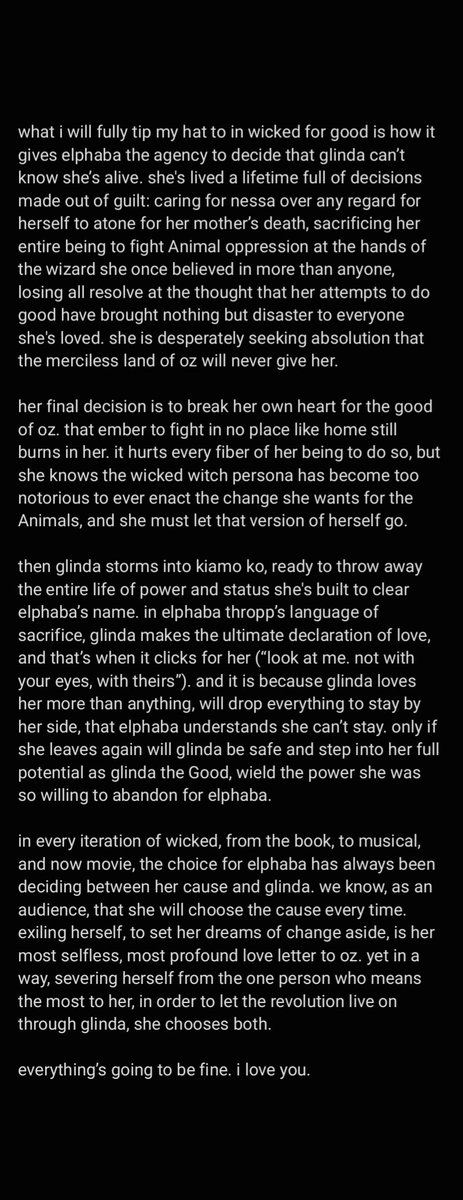 dykefully's tweet image. just some #thoughts on the ending of wicked for good...