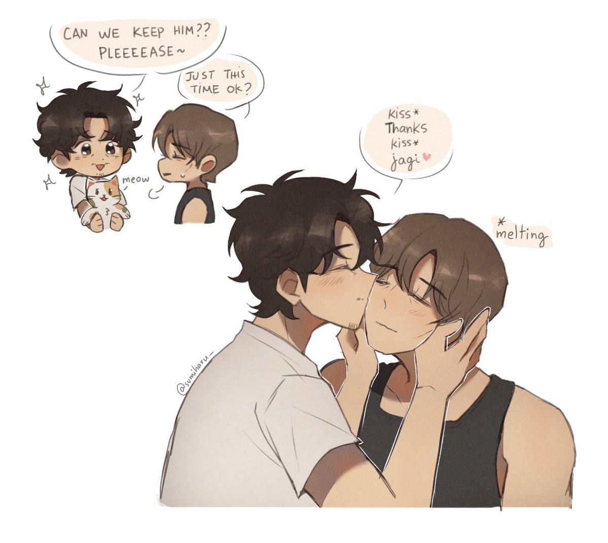 domestic inhun kiss meter -
cheek kiss 😚
#inhun #001x456