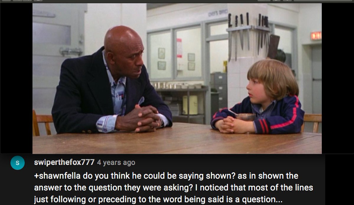 generatedsimage's tweet image. This scene is famous in cinema history for being the one that required the most takes to satisfy it&apos;s director.