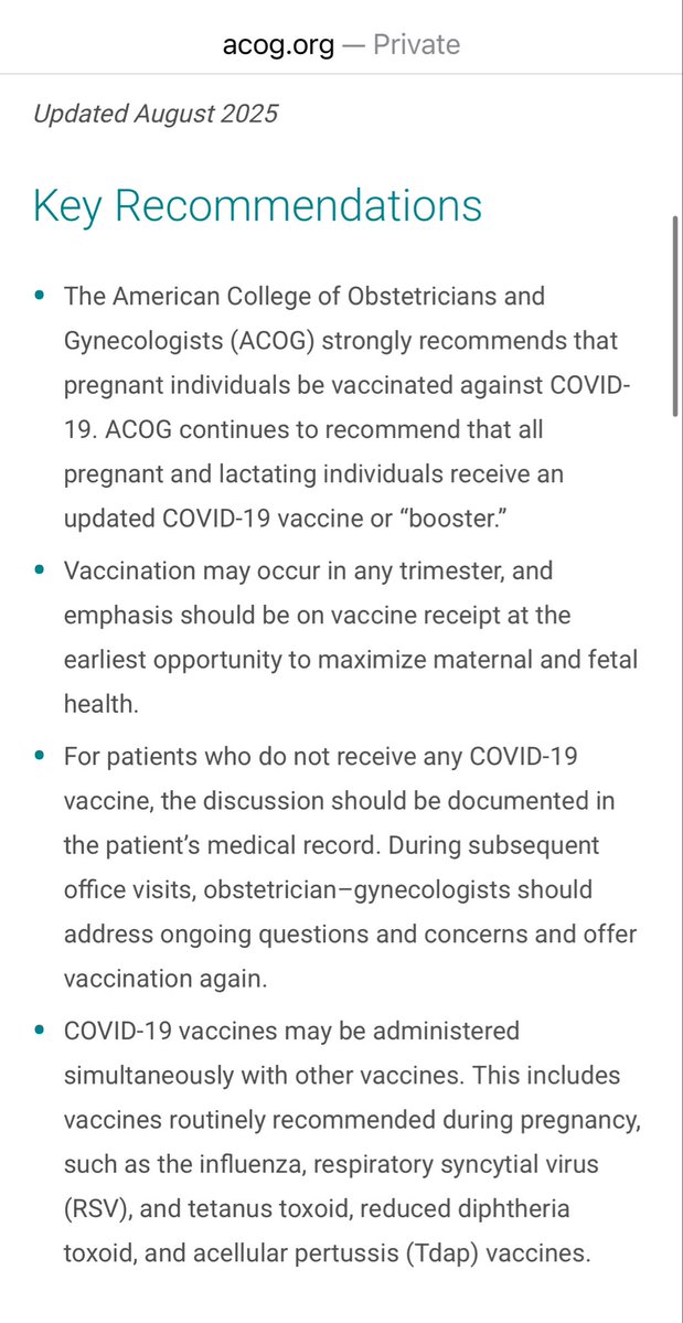 tmprowell's tweet image. This is scary &amp;amp; 💔. If you are #pregnant or planning a #pregnancy, know that @ACOGPregnancy recommends #COVID19 boosters in any trimester. 

#MedTwitter
#ObGyn #Miscarriage