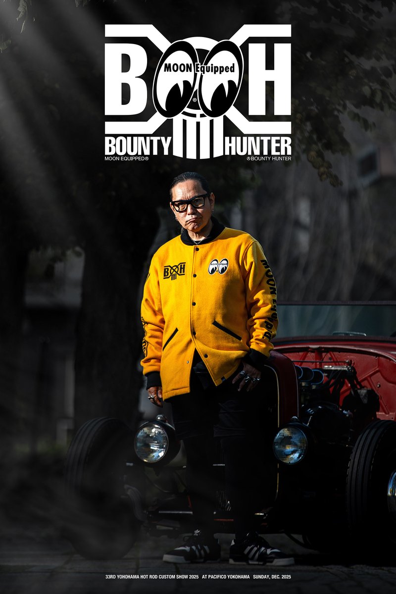 BOUNTY HUNTER X MOON Equipped スペシャル Website を公開。HIKARU氏が登場するプロモーション Movie も必見です。

yokohamahotrodcustomshow.com/bounty-hunter-…