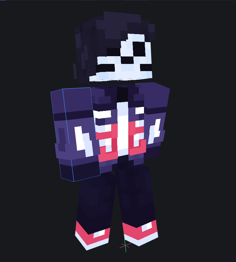 elixirskul's tweet image. new minecrap skin blehh