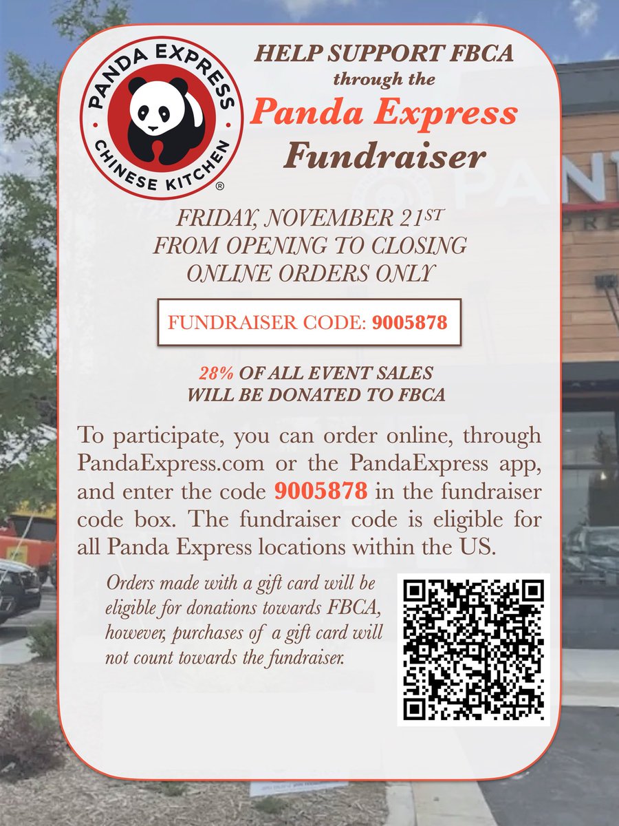 matarend's tweet photo. Help support a kids school today only at any @PandaExpress, but need to order in app or online https://t.co/GvexZAx0Q1