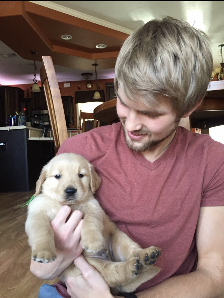 mattvanswol's tweet image. Happy 10th birthday to Winston, my Golden Retriever.

Ten years ago I was lonely and depressed, living by myself in a downtown apartment. 

A good friend pulled me aside one day and said, “You need some responsibility in your life, go get a dog!”

And I did, I got Winston.

10…