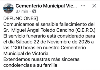 Miguel Angel Toledo, ex capitán que denunció a los Altos mandos de <a href="/Carabdechile/">Carabineros de Chile</a> fue encontrado muerto en su domicilio.
El capitán en retiro Miguel Ángel Toledo se desempeñaba como empresario maderero, presentó varias denuncias contra funcionarios de la institución policial por