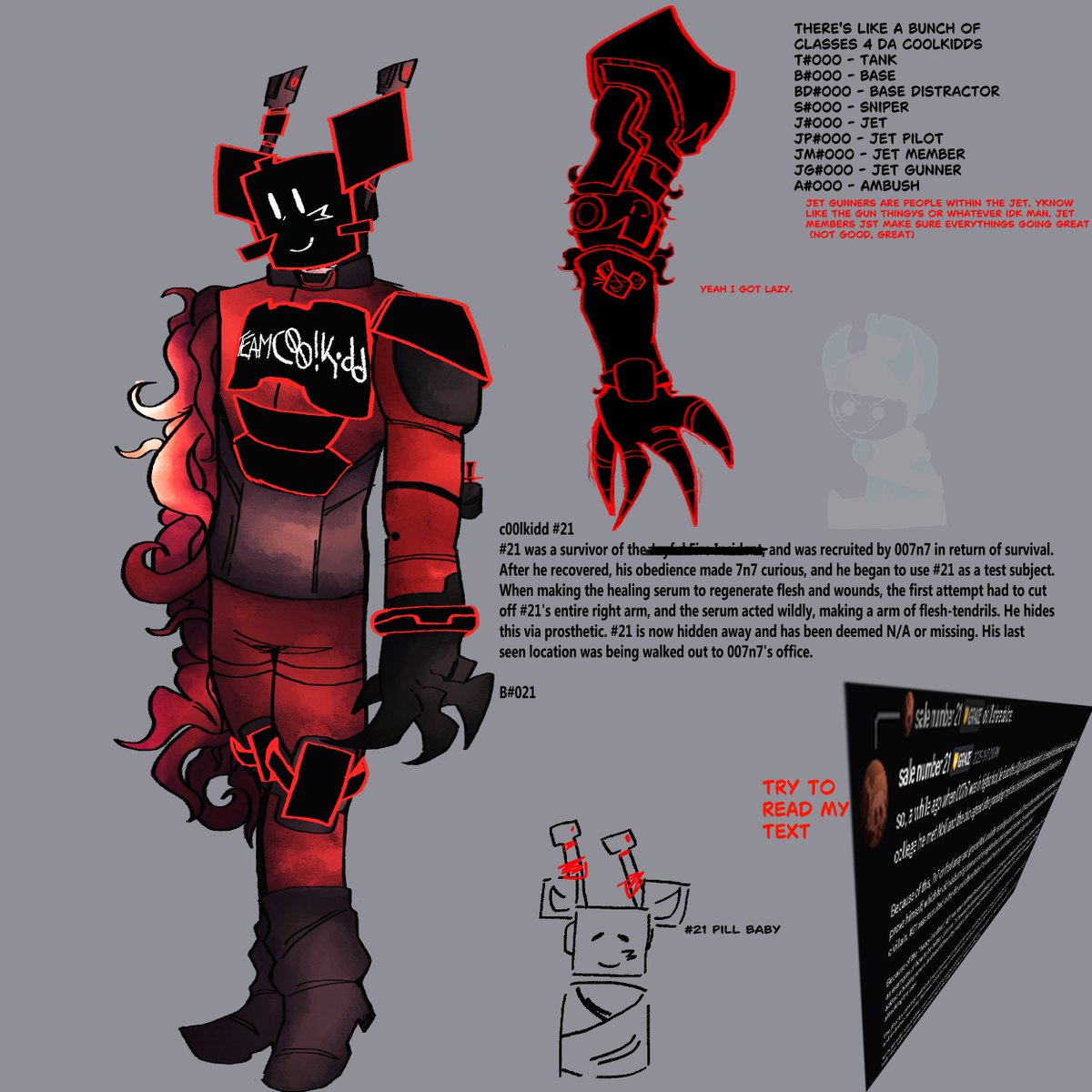 _f0r_sale's tweet photo. i still have a lot left to do but here's #21 from termination protocollll which is my ck sona Heh. ik im so awesome bro #terminationprotocol #tpcart #tpcfanart #terminationprotocolart https://t.co/TNCuie8zvs