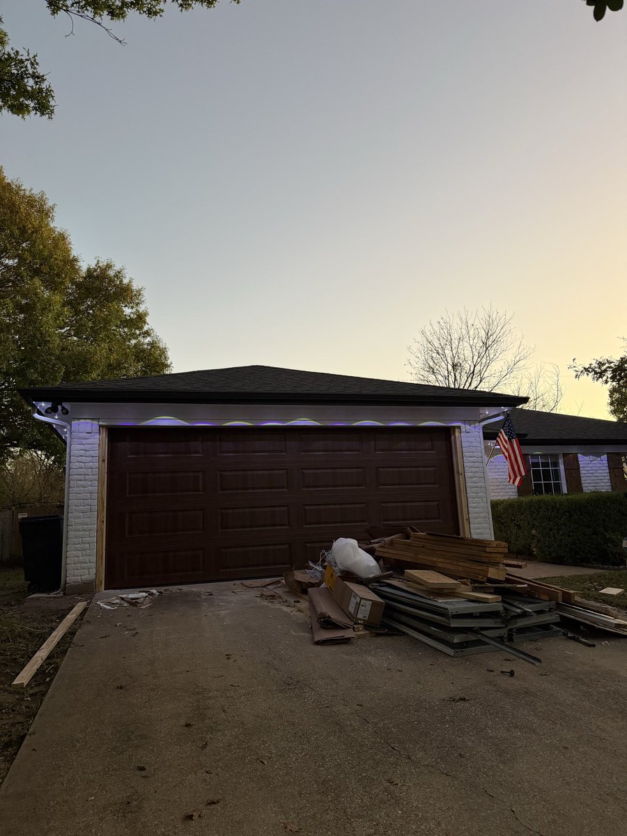 Before ➡️ after 

The most satisfying job we do, a center post knock out. Really proud of our guys <a href="/westoplexgarage/">WestoplexGarage</a>
