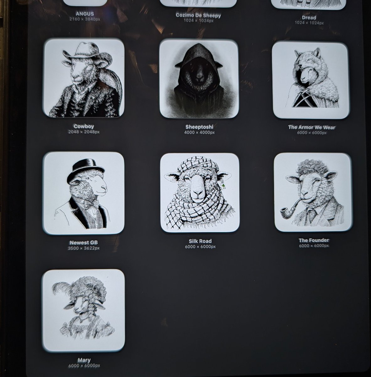 CHIP__'s tweet image. Well besides inscribing, the 10th and final piece for Sheeple is complete. 

Will reveal the final one on chain..

In the mean time here's some of the first ones for your viewing pleasure.🐑