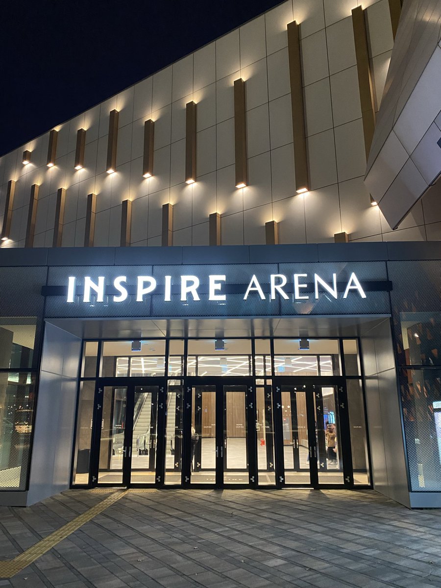 今夜は仁川インスパイアアリーナで行われる、HANTEO MUSIC FESTIVALに参戦して来ます！まさかH.O.T.を生で見られる日が来るとは！fromis_9、TEEN TOPも出るので全力で応援して来ます。
※写真は昨晩の下見時のものです

#H.O.T. 
#한터음악페스티벌
#HANTEOMUSICFESTIVAL