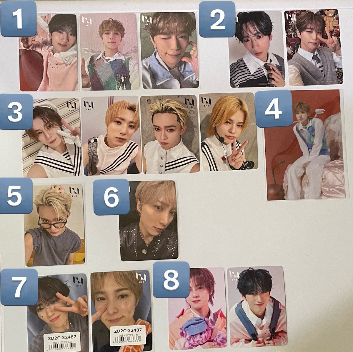 再掲 #INI交換 ①タワレコオンライン 【譲】 許 尾崎 後藤 ②HMV 店舗