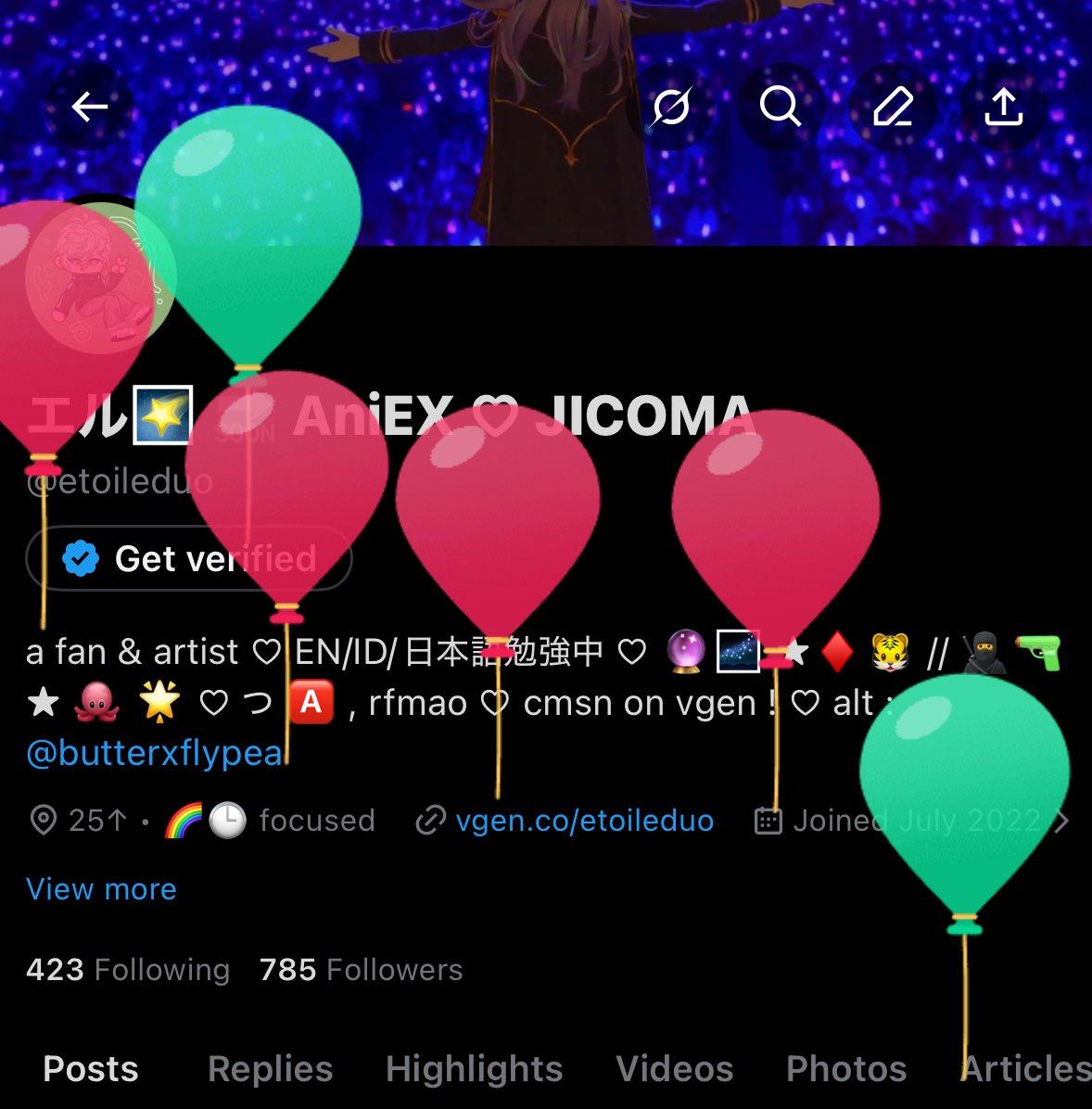 エル🌠 nijifes ✩ day 2 tweet media