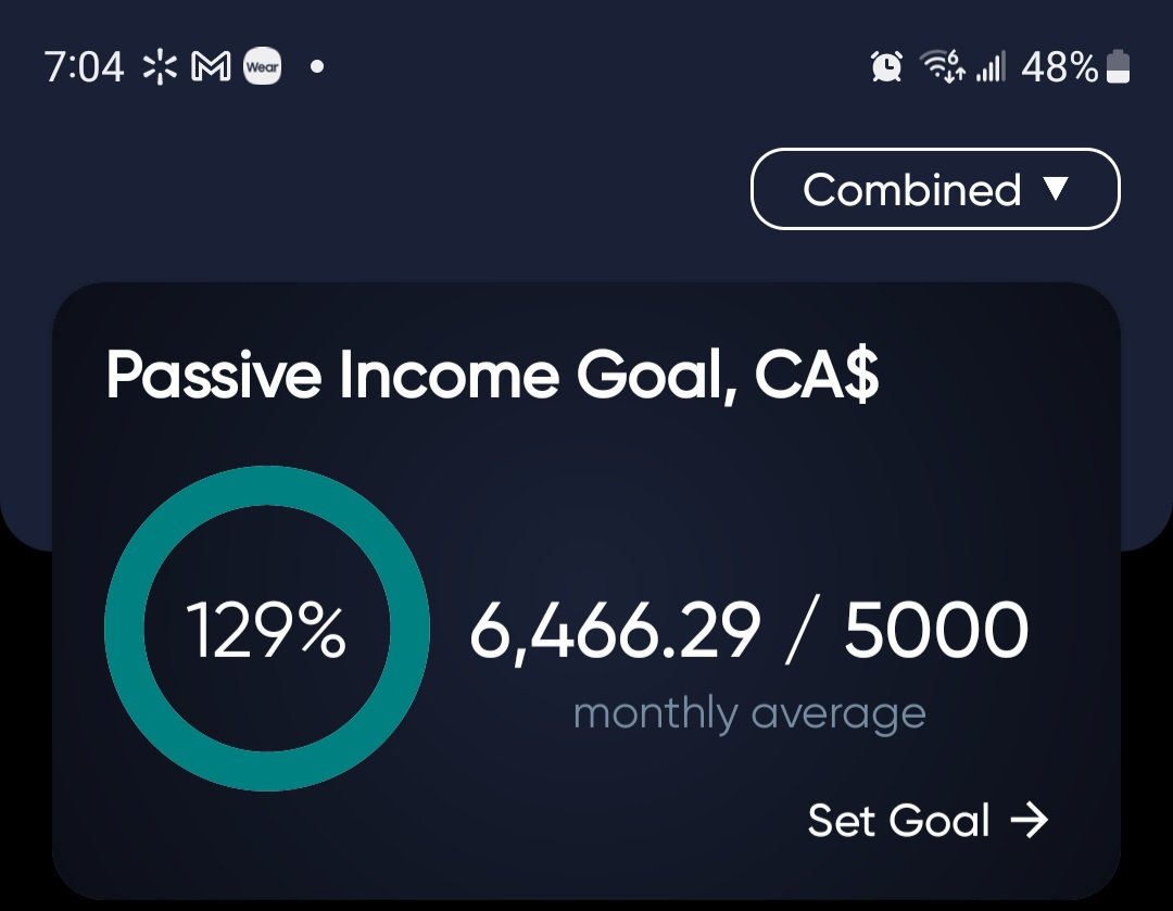 MongaML's tweet image. 5K Goal reached and surpassed ... NEW TARGET 10K per Month ... #Dividends #PassiveIncome #invest ... $BIGY.CA $HHIS.CA $EIT-UN.CA $UTES.CA $HYLD.CA $DFN.CA $FTN.CA   ... STAY FOCUSED