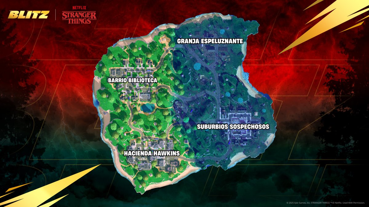 Es hora de una última aventura.

Ve a Blitz para ver nuestro mapa del Mundo del Revés.

Visita la tienda ahora para vestirte adecuadamente.