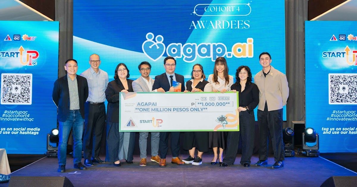 TekkiePinas's tweet image. Quezon City just awarded seven promising startups with Php 1M each at the Startup QC Cohort 4 Demo Day! 🚀💡 A big boost for local innovation and future-ready ideas! 🌟 #StartupQC #InnovationPH #TechEcosystem 

Read 🌐 buff.ly/AXzR5O9
