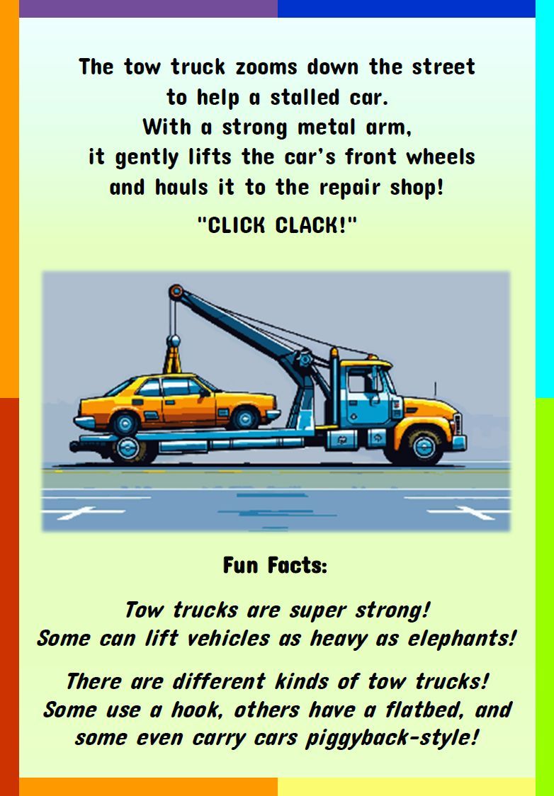 Lively_Zzack's tweet image. 🎮 GAME TIME!
Math Fun: If 1 truck carries 2 cars, how many cars do 3 trucks carry? 🚗🚗🚗

📚 Amazon: mybook.to/Mighty_Trucks
🌐 Website: livelyzzack.com

#InteractiveLearning #KidsGames #FunWithTrucks
