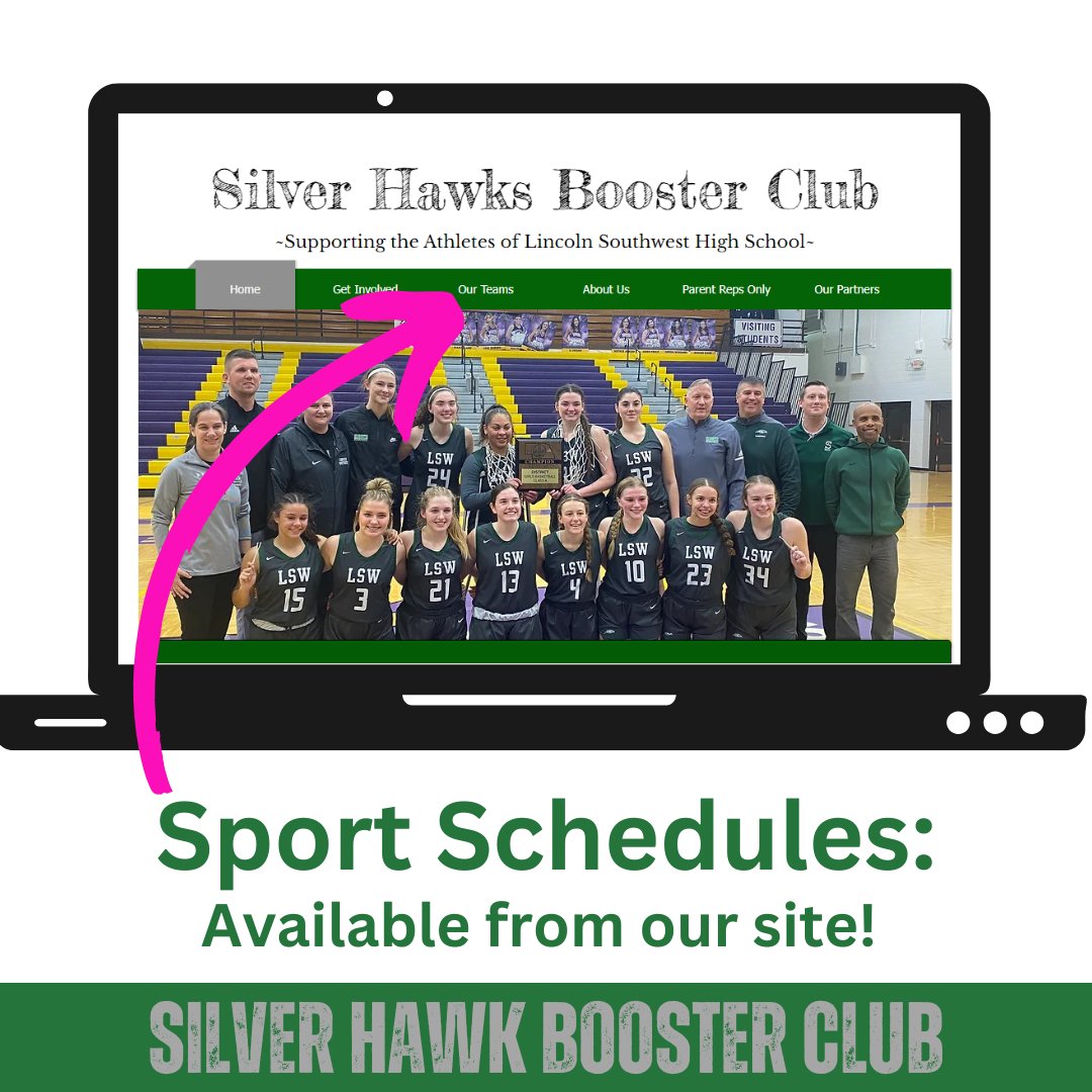 SilverHawksBC's tweet image. Get the winter sport schedules on your calendar! Find them for each sport on our site under "Our Teams".

#LSW #LSWBoosters