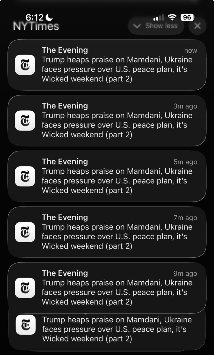 blakegrrr's tweet photo. @nytimes who pushed to prod on a Friday? https://t.co/rnHc6q3HTU