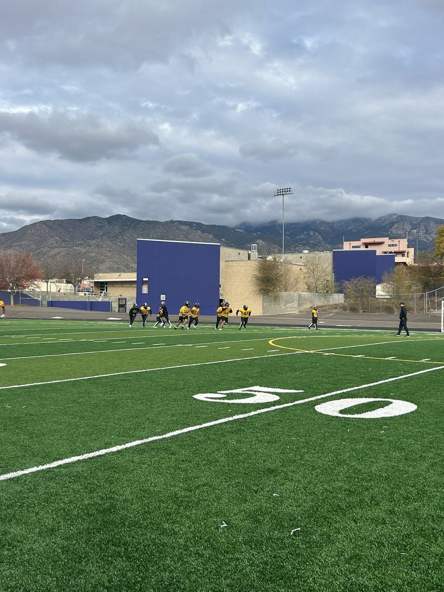 Huge thank you to      <a href="/ManzanoFB/">MonarchFootball</a> for letting us use your field to get a solid practice in before our Semifinal matchup tomorrow. We appreciate the hospitality and support — means a lot to our team! 🙏🏽🏈🦅🏈