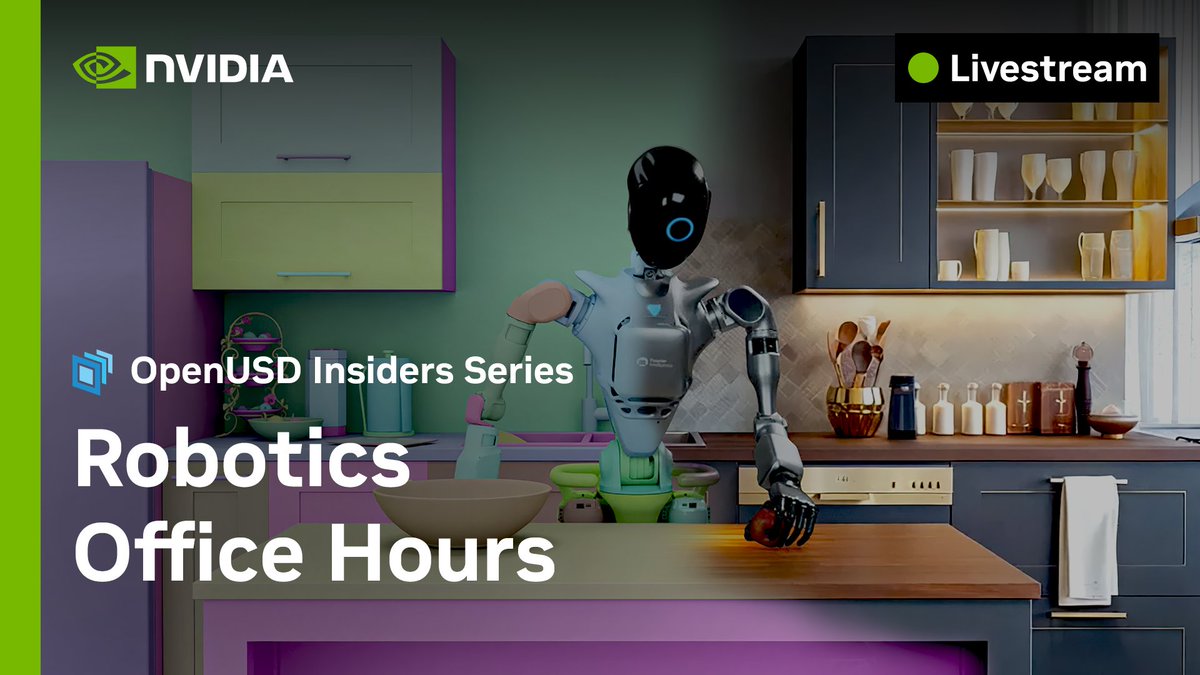 NVIDIARobotics's tweet image. Join our Robotics Office Hours with the @huggingface LeRobot team on Wednesday, November 26 @ 11 AM PT. 🤖

Learn to post-train and evaluate Isaac GR00T N1.5 with the latest LeRobot release and see real-world deployment examples.

📆 Add to Calendar: nvda.ws/48cYeE0