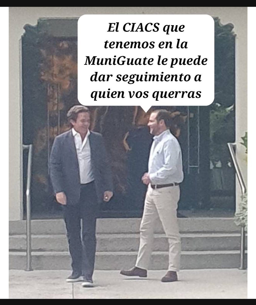 losArzuTeEspian's tweet photo. @luisaguirre1010 Es casi seguro que el #CIACS de los Arzú en la #MuniGuate está colaborado con el pasquín del cornudo https://t.co/y5VNZYup6X