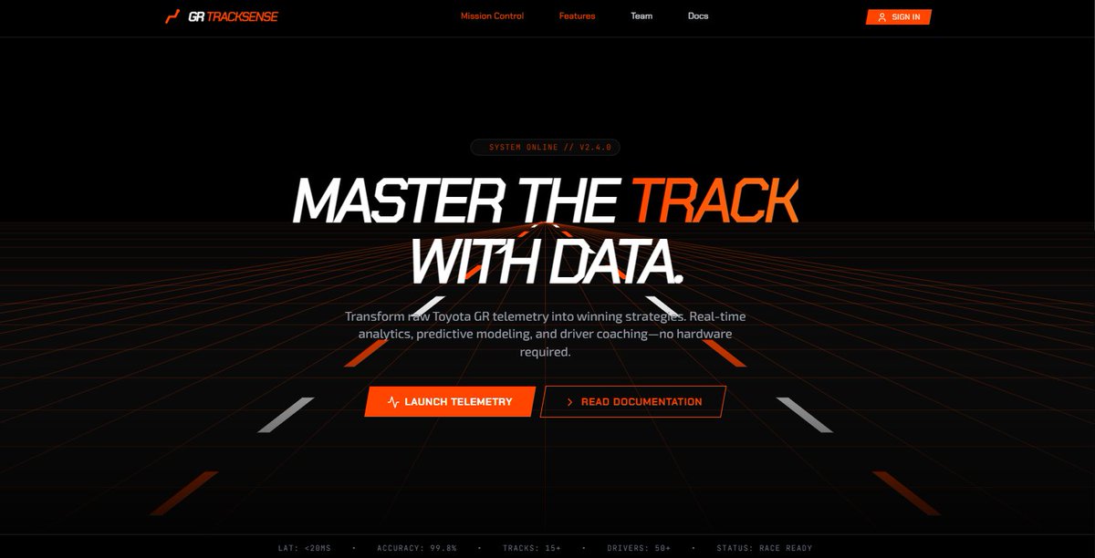 Motion_Viz's tweet image. explainer video in 5 hrs... 

are you excited&amp;gt;&amp;gt;&amp;gt;

sample prompt: TrackSense is a mission-critical, motorsport-grade time telemetry and predictive analytics platform, designed for Toyota GR Hackathon standards. The following approach ensures technical rigor and award-level UI/UX…