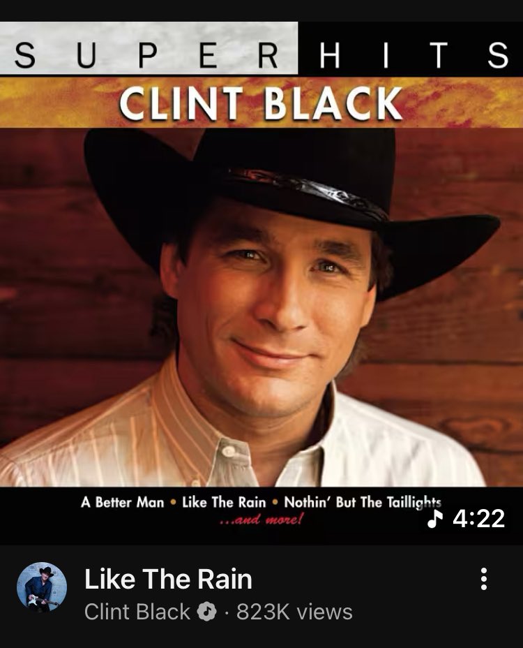 #FridayReigns
#GeoEngineering

youtu.be/WOnlcNzkAq0?si…

Like The Rain 🌧️ 

Clint Black
#Country
#music