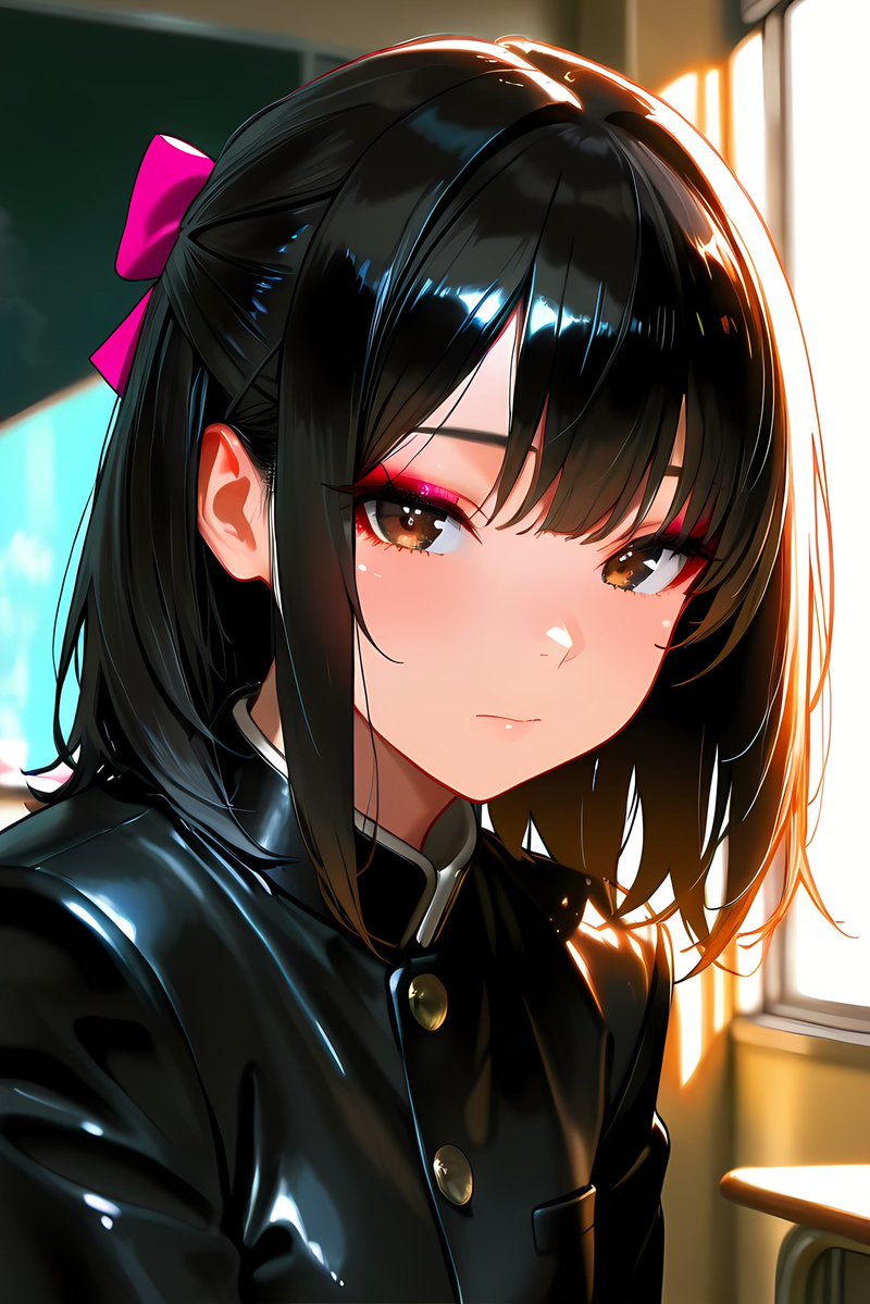 udon617AI's tweet image. 「お弁当・・・食べる？一緒に・・・」