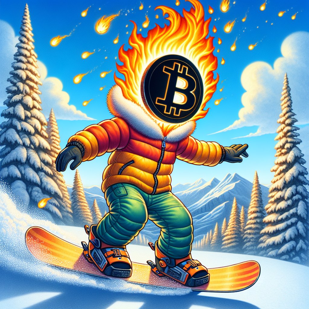 getburncoin's tweet image. Burning the slopes #BURN