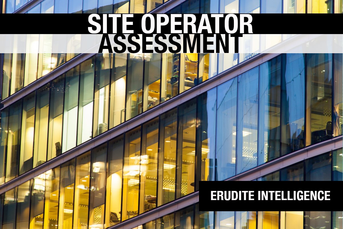 EruditeRisk's tweet image. Country Managers, Security Directors, and Site Management can use our Site Operator report to survey the greater risks surrounding the location of their operations in-country. eruditeintelligence.com/assessments/si…