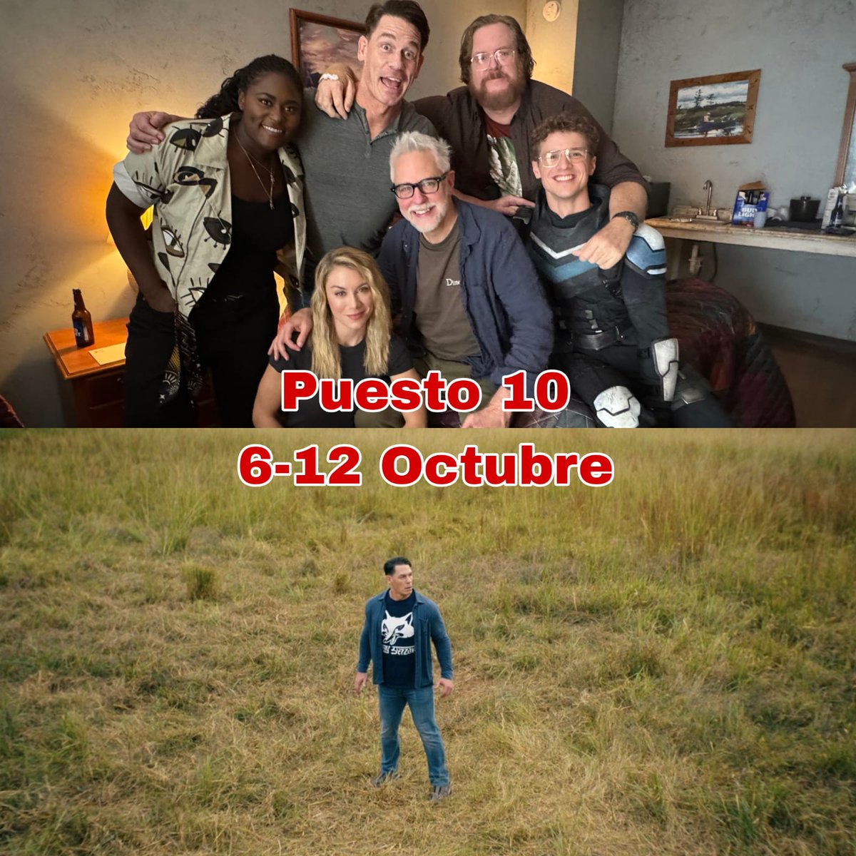 FUE UN EXITO!!! 

En su ultima semana de emision #Peacemaker entro en la lista de Nielsen!!! 

Entrando en el puesto 10 de series del 6 al 12 de octubre con 398 millones de minutos vistos.

Junto con #TheBigBangTheory son los unicos productos de Warner en entrar a los tops.