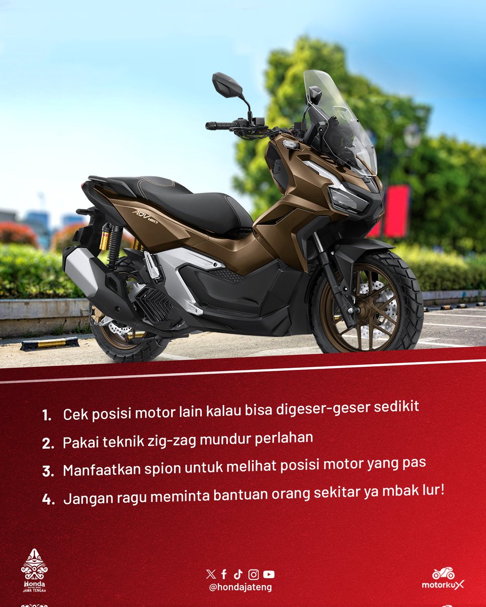 Pernah puyeng keluar dari parkiran super sempit? 😅
Tenang lur, MinHo ada trik biar gak panik nih! 👇🏻

#HondaJateng #MotoreWongJawaTengah #AstraMotorJateng